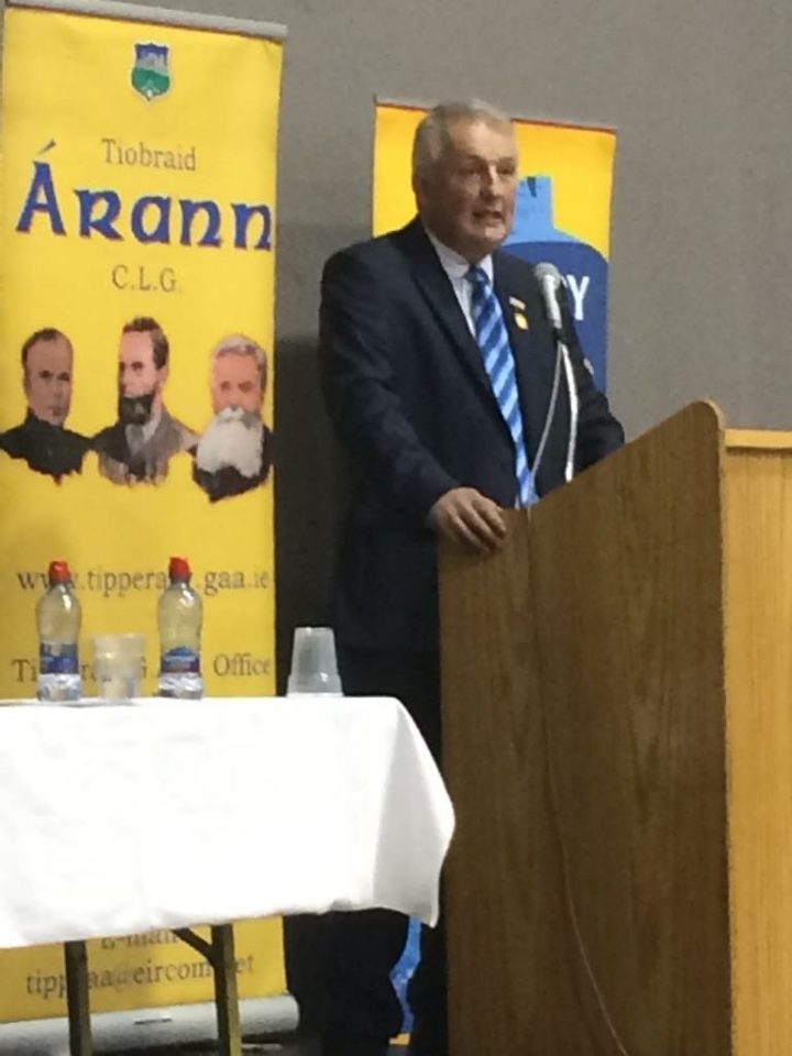 The new Chairman addresses the County Convention.