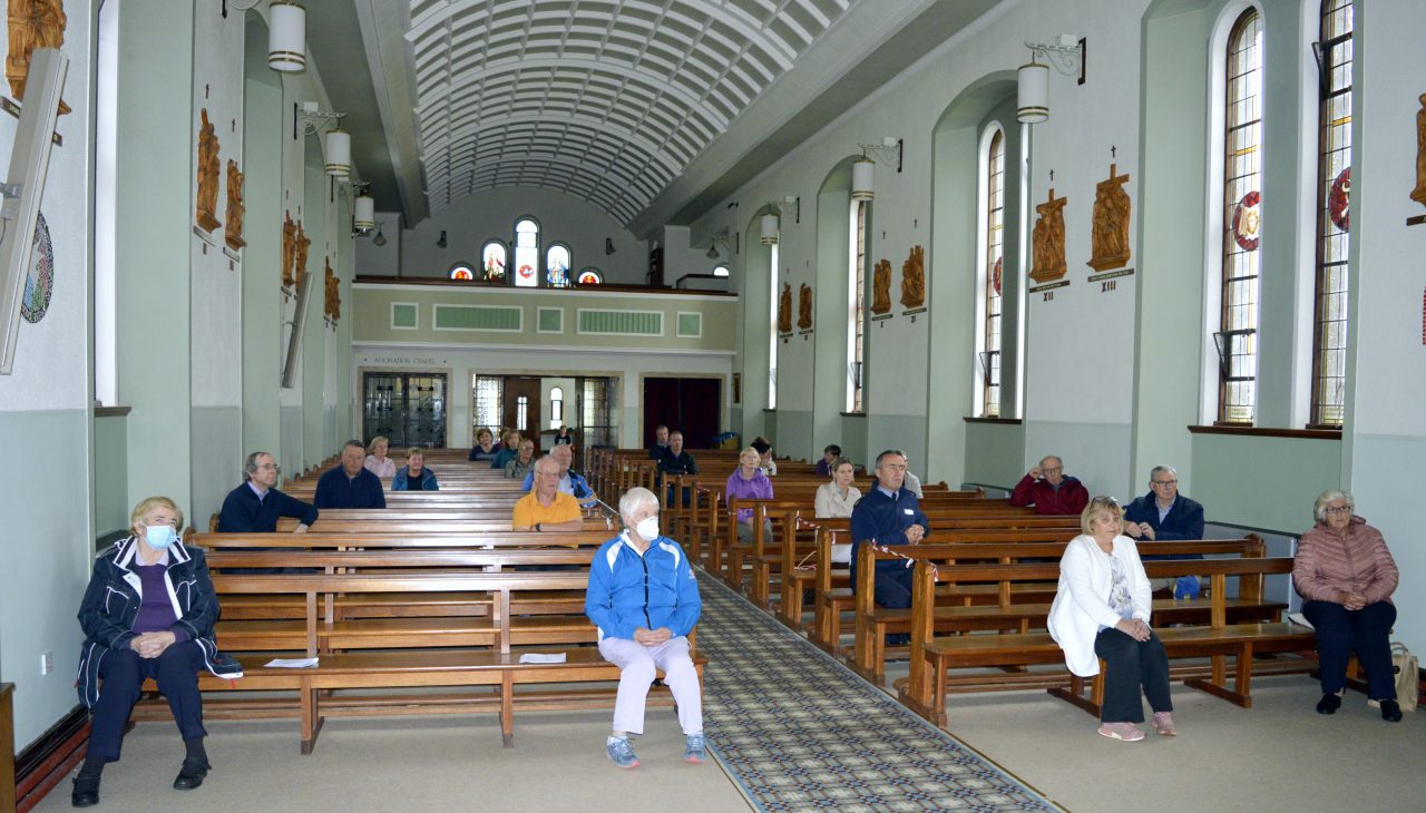 Social Distancing in Boherlahan Church